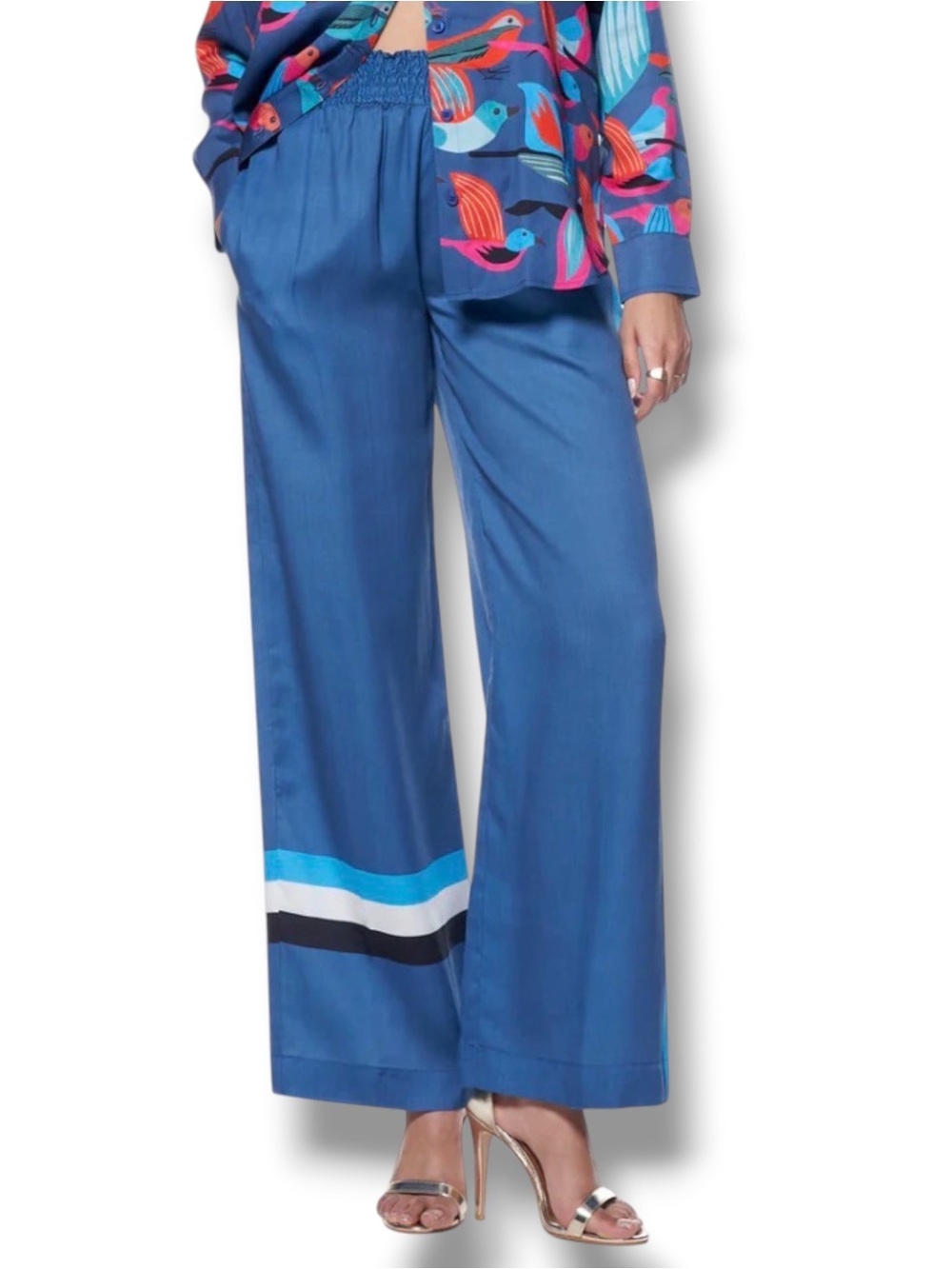 The Kit Billie Pant in Stone Blue NWT Size Large